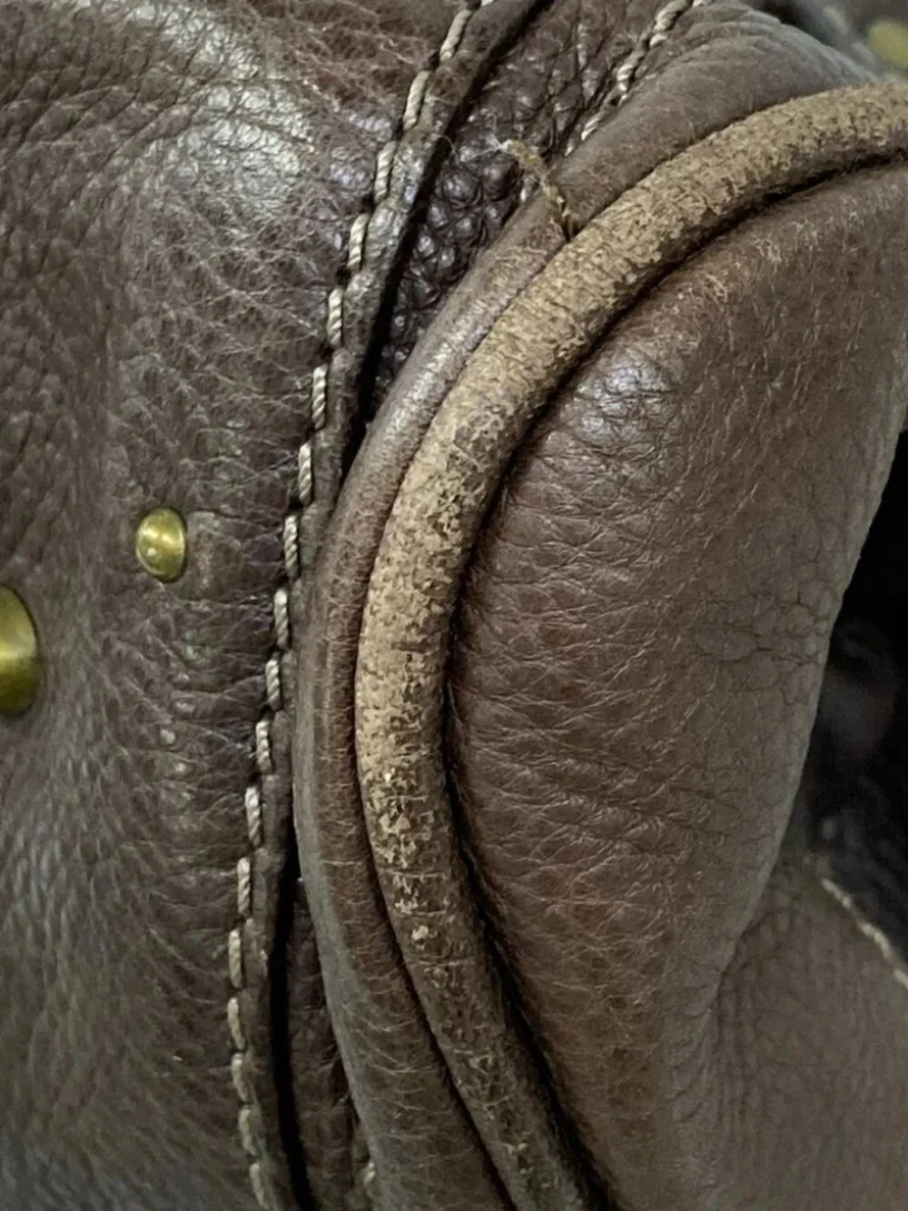 Chloe Paddington Dark Brown Leather Handbag